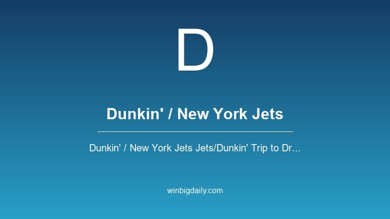 dunkin sweepstakes