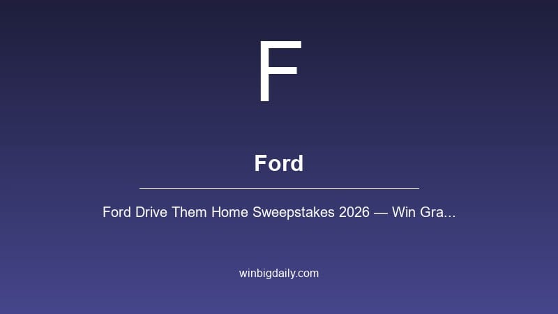 ford giveaway