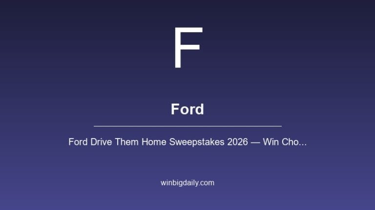 ford truck giveaway