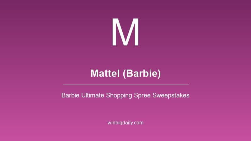 barbie sweepstakes