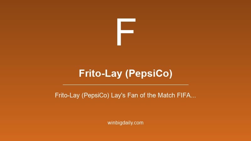 frito-lay (pepsico) sweepstakes