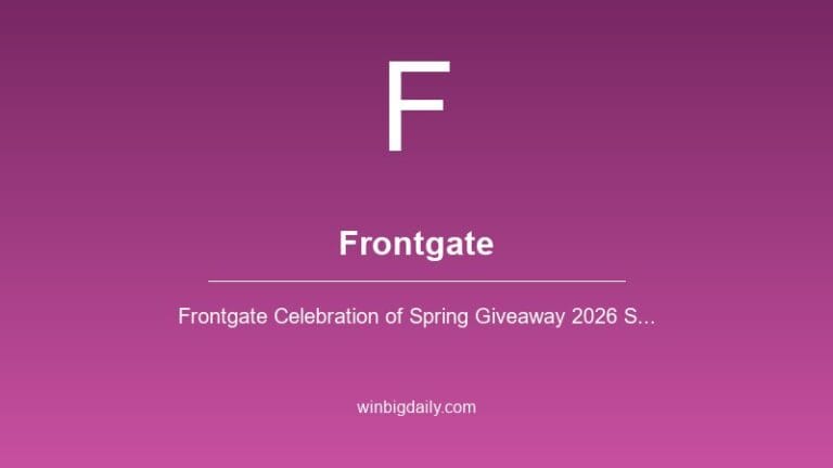 frontgate sweepstakes