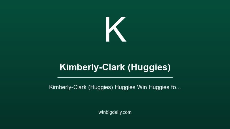 kimberly-clark (huggies) sweepstakes
