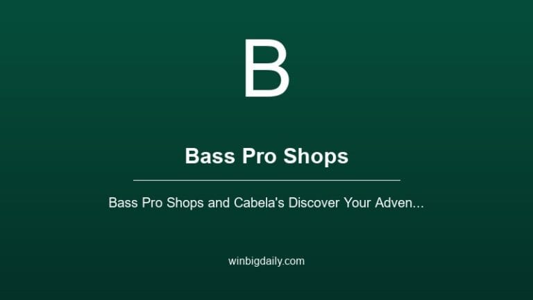 bass pro shops sweepstakes