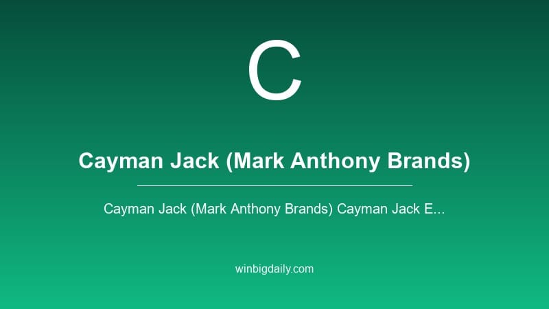 cayman jack sweepstakes