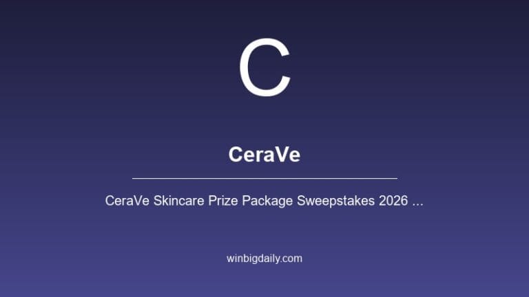 cerave sweepstakes