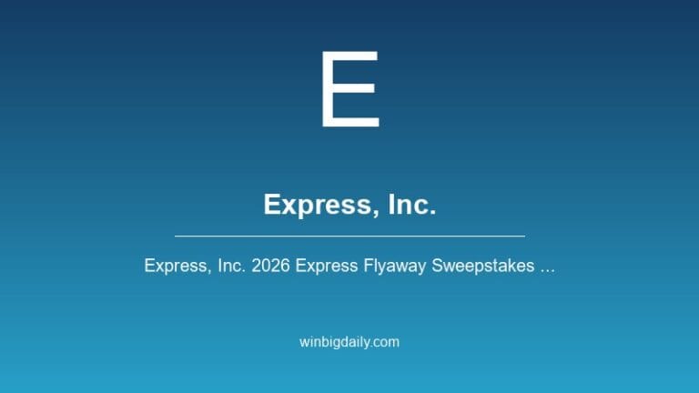 express, inc. sweepstakes