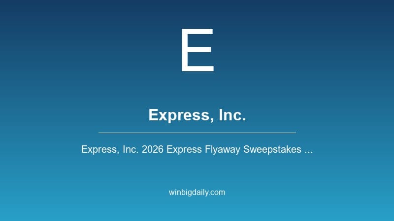 express, inc. sweepstakes
