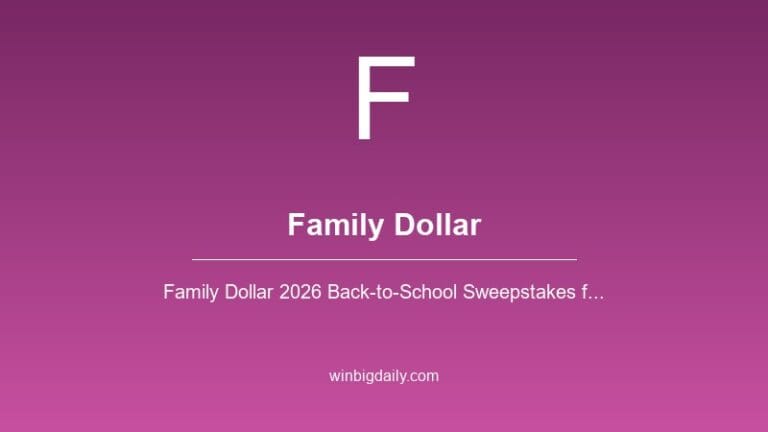 family dollar sweepstakes
