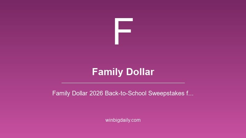 family dollar sweepstakes