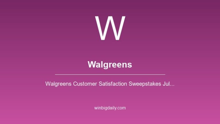 walgreens sweepstakes