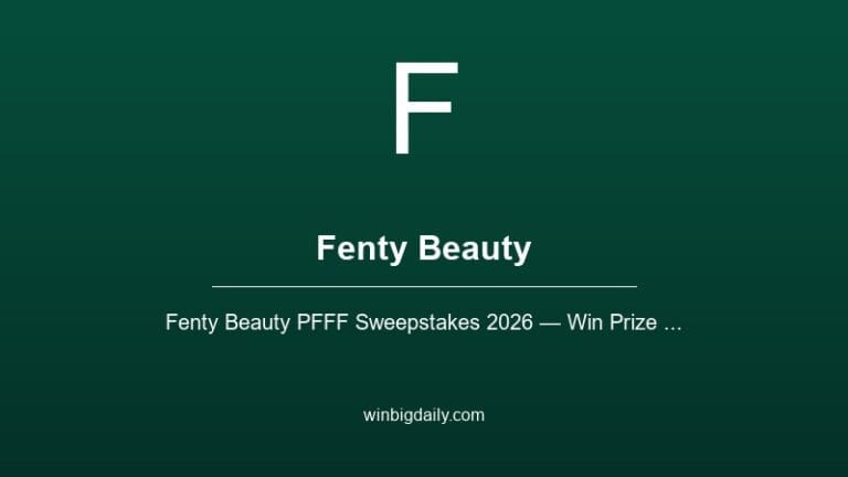 fenty beauty sweepstakes