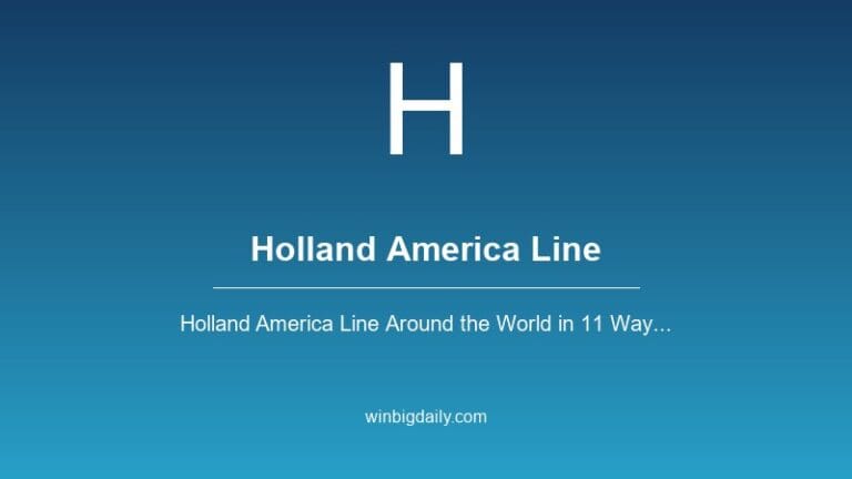 holland america line sweepstakes