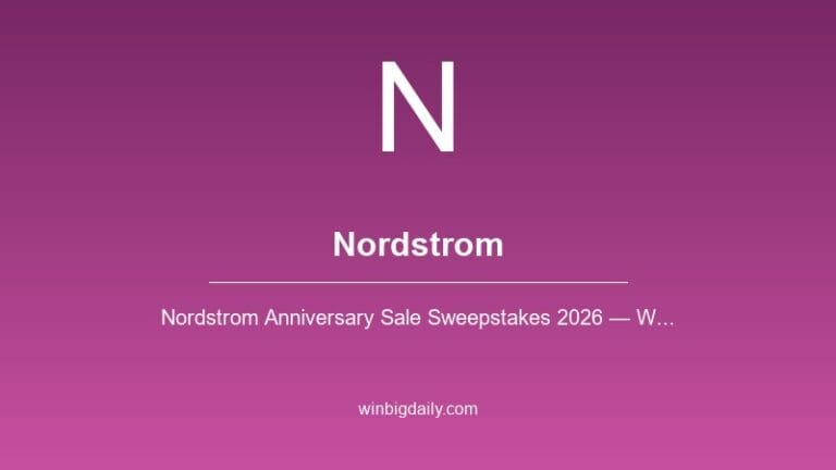 nordstrom sweepstakes