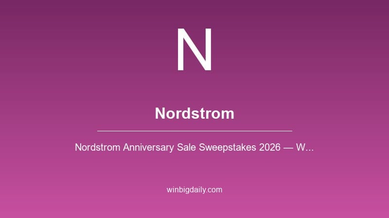 nordstrom sweepstakes