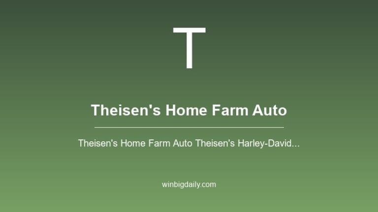 theisen's home farm auto sweepstakes