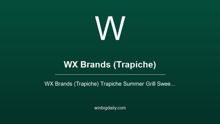 wx brands (trapiche) sweepstakes