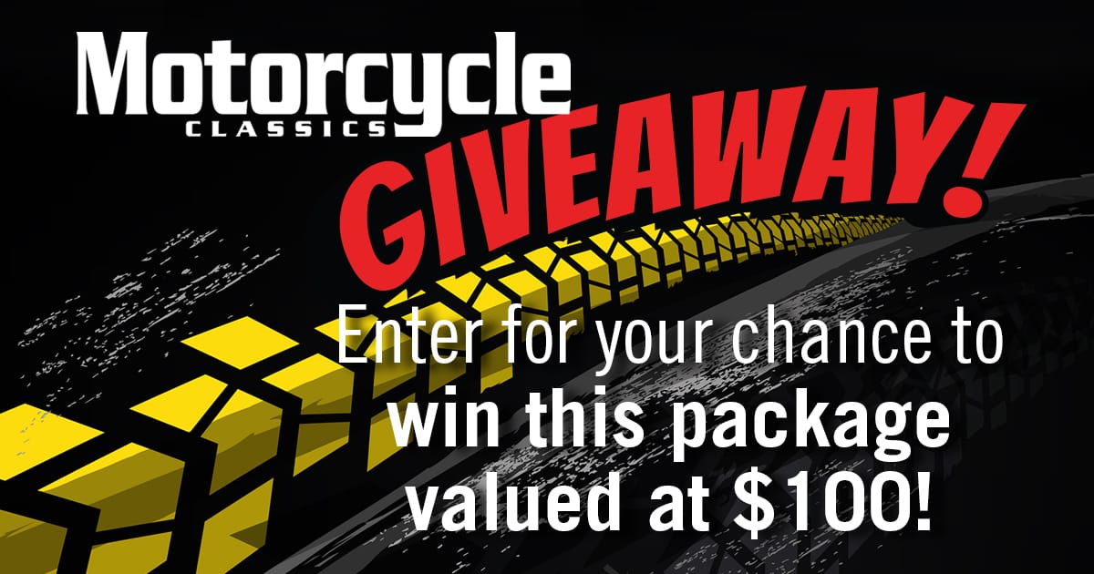 motorcycle classics sweepstakes