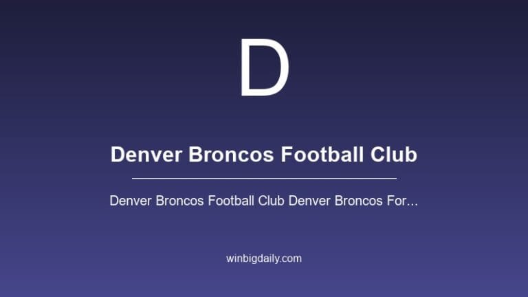 denver broncos football club sweepstakes