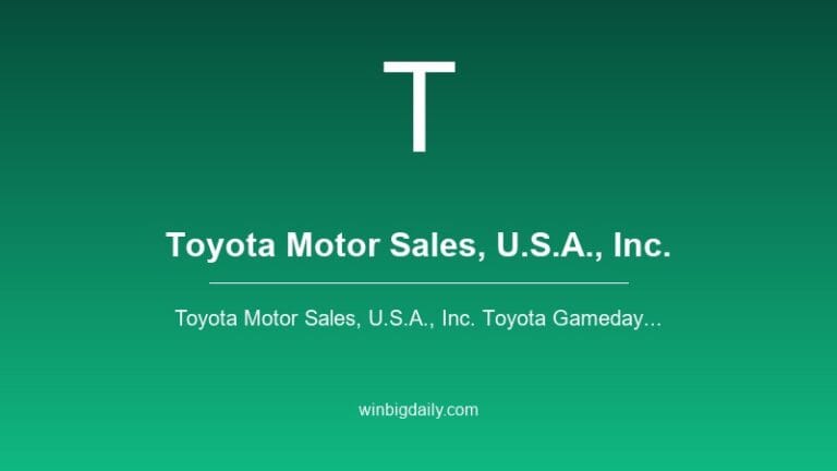 toyota motor sweepstakes