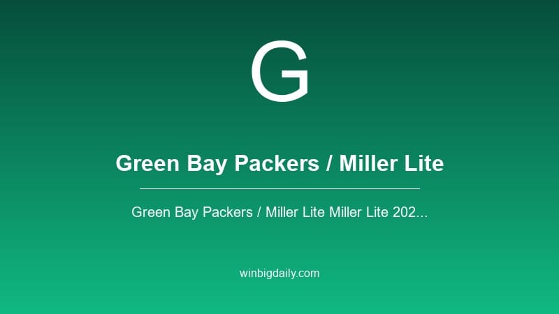 green bay sweepstakes