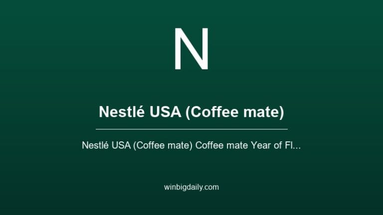 nestlé usa (coffee mate) sweepstakes