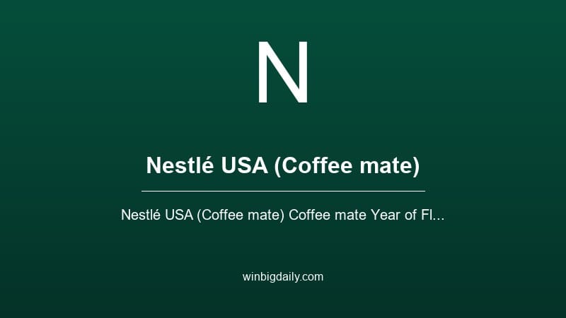 nestlé usa (coffee mate) sweepstakes