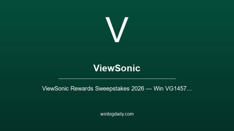 viewsonic sweepstakes